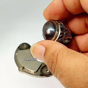cincin batu akik munta besi/ badar besi loloda dim kantoran nempel magnet