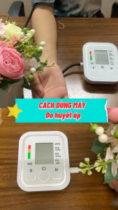 Máy Đo Huyết Áp KAW Phiên Bản Cao Cấp Đo Nhịp Tim Điện Tử Bắp Tay Tự Động Chuẩn Xác