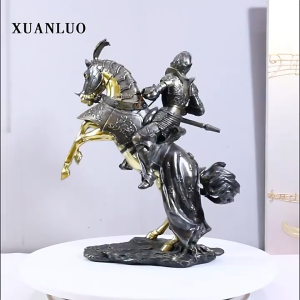 นอร์ดิกแสงหรูหราเกราะอัศวินตกแต่งบ้านห้องนั่งเล่นสร้างสรรค์ตกแต่งสำนักงานเปิดของขวัญ