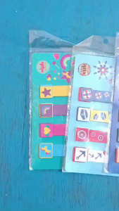 Penanda Pembatas Buku Gambar Karakter Bermotif 1 Lembar