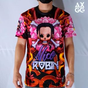 AXGG One Piece - Robin Anime T-Shirt / Long Sleeves