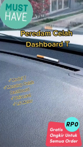 Karet Peredam Dashboard Mobil Universal Panjang 1.6m Cara Pasang Mudah
