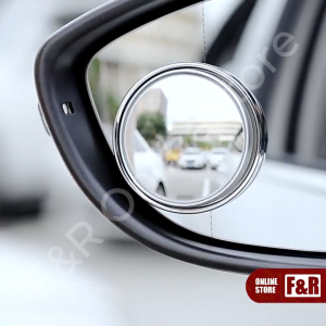 Cermin Spion Mini Tempel Tambahan Kaca Spion Mini Bulat Cembung Mobil Motor Blind Spot Mirror