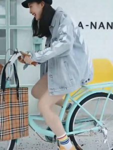 🥑Nico.33🥑 ถุงเท้าผ้าฝ้าย ลายทาง สีรุ้ง แฟชั่น สไตล์เกาหลี สําหรับผู้หญิง พร้อมส่ง