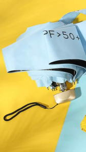 Bayar Di Tempat - Payung Lipat Anti UV SPF50++ / Payung Mini Free Sarung / Payung Otomatis Buka Tutup