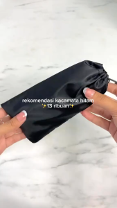 OKULARY C3 Kacamata HItam Wanita Pria Sunglasses Lensa Besar