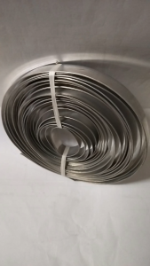 อลูมิเนียมเส้นแบน ลวดอลูมิเนียมแบบแบน ความกว้าง 1 ซม. แบ่งจำหน่ายเป็นเมตร