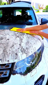 Kain Lap Mobil Microfiber 30x30 Warna Kuning Abu: Serba Bisa & Universal