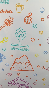 Topi SANGALAKI Polocap Workwear Pengembara Skyblue