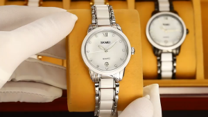 SKMEI 2175 Jam Tangan Wanita Analog Tali Stainless Steel