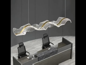 Đèn thả trần bàn ăn 180cm trang trí phòng khách văn phòng Led 3 màu 220V THD141 Ngọc Thắng