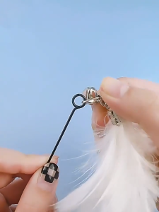 CFA Competition Grade Wooden Handle Spring Cat Stick Toy CFA赛级木柄弹簧网红逗猫棒羽毛铃铛可拆卸替换头