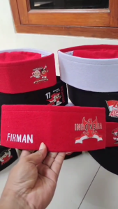 Peci HUT RI Custom Bordir Nama: Peci Kustom untuk Acara Kemerdekaan