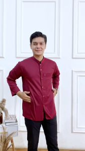 Alkafi koko terompah semi jas baju koko pria dewasa bahan toyobo