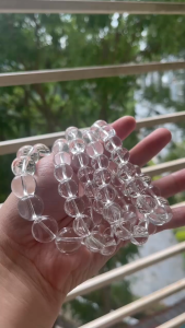 Natural Crystal 天然白水晶 High Grade AA+ 高冰透 Clear Quartz 8mm &12mm& 14mm &16mm