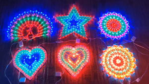 Christmas decorative light festival household plug-in lights 2024 New Year Decoration Multi-color LED lights Christmas Ornaments