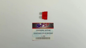 Sekering Karisma 10A (Warna Merah) - Fuse DX Micro Fuse Mikro Sekring Tusuk Tancap Kotak Besar 10A