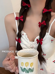 Pink Ribbon Hairpin: A Stylish & Versatile Choice for Braided Hair