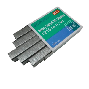 [1 Box] Max Staples 1215 FA-H/ML 23/15 ( Heavy Duty 9/16" Staples / 1000 Staples per Box )