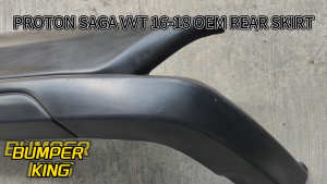 PROTON SAGA VVT 16-18 OEM REAR SKIRT PU MATERIAL PUR WITHOUT PAINT