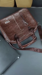 Termurah Tas Kantor Selempang Kulit PU Leather 14 Inchi Tas Laptop Tas Jinjing