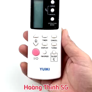 Điều khiển điều hòa YUIKI Mã 01 remote máy lạnh YUIKI - Tặng kèm pin - Tạp Hoá Lee