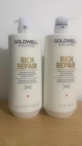 Dầu Gội Xả Hấp Dầu Phục Hồi Tóc Khô Xơ Hư Tổn Goldwell Rich Repair 1000ml