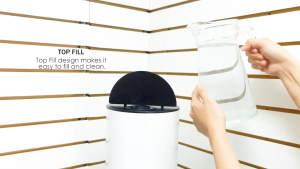 Crane 4-in-1 Top Fill True HEPA Aromatherapy Humidifier & Air Sanitizer with UV/Ionizer for Cough Colds Flu & Sore Throat