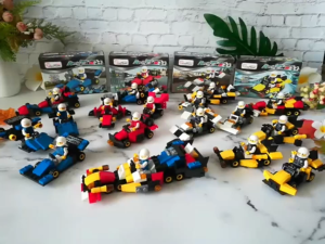Mobil Puzzle 3 in 1 / 17 in 4 Balok Susun Mini Mobil Racing Nano Block Bricks Toy
