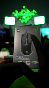 Razer Cobra 58g Lightweight Wired Gaming Mouse | Chroma RGB Lightning | Optical Mouse Switches Gen-3 | Speedflex Cable