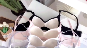 Push Up Bra No Wire Wireless Thin Small Chest Gathered Large Cotton Japanese-Style