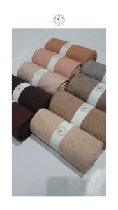 Dobby Dobi Dolby Viscose Katun Kain Batik Polos Kategori Warna Cokelat