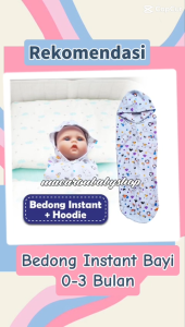 Bedong instant bayi/bedong instant babyBedong instant baby topi hoodie murah/bedong bayi murah