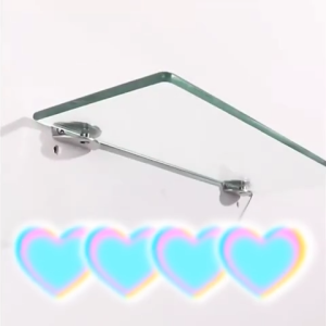 Zinc Alloy Glass Clamp 304 stainless steel Adjustable Wall Mounted  Alloy Glass Clamp high quality