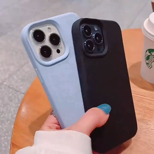 Boughtnex Plain Color Silicone Phone Case Compatible with IPhone 17/16/15/14 Pro Max - Durable Cover