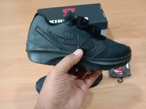 Sepatu Sekolah Anak Laki Laki Warna Hitam Perekat Usia PAUD TK SD SMP-KIDZTUBS1149