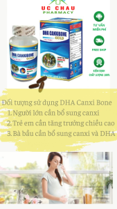 DHA Canxibone Gold-Bổ sung Canxi và DHA giúp cho xương chắc khỏe Canxibone DHA sử dụng cho cả bà bầu Hộp 30-60 viên