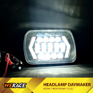 WERACE Headlamp Kotak 7 Inch: Penjelasan & Cara Penggunaan
