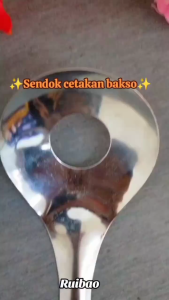 Ruibao Sendok Bakso Cetakan Pembuat Baso Stainless Steel