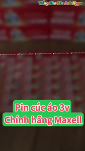 Pin CR2032 / CR2025 / CR2016 / CR1616/ CR1620/ CR1632/ CR1220 Maxell lithium 3V vỉ 5 viên - Hàng Chính Hãng