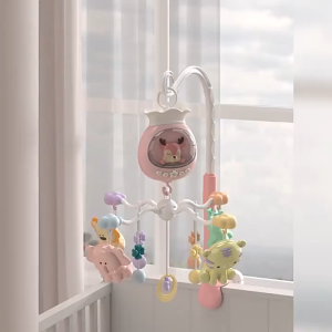 Newborn Bed Bell Babygro Crib Bedside Melody Musical Rattle Hanging Toys Childhood Educational Gift