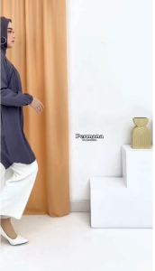 Tunik Wanita Jumbo Terbaru: Kemeja Oversize Lengan Panjang