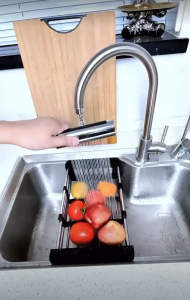 BB7 - Sambungan Keran Sink Wastafel 4 Mode Putar 360 Derajat Multi Spray Turbo Kran Air Terjun Multifungsi