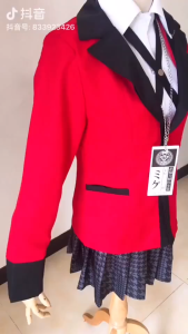 Full Set Kakegurui Yumeko Jabami Saotome Meari Japanese School Girls Uniform Cosplay Costume movie&tv cosplay costume