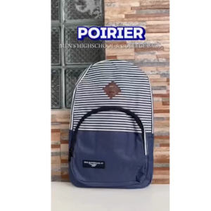 Boardwalk Poirier School Boys Backpack With Stripes Design
