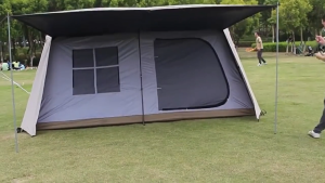 Tenda Camping Tent Village 4-12 Orang Double Layer | Tenda Tent Village Ukuran Kecil dan Besar Waterproof | Tenda Keluarga