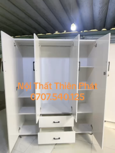 [HOẢ TỐC] Tủ quần áo nhựa đài loan 4 cánh cửa mở cao 1m8 freeship tphcm