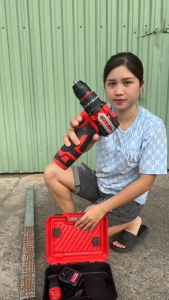 Máy Khoan Pin Vặn Vít Máy Khoan Từ Macan  Động Cơ Không Chổi Than Đầu 10mm Pin 4Cell Tặng Kèm 3 Đầu Vít Từ Tính