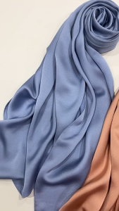 Syal Sutra Simulasi Gelembung sifon terenkripsi syal kasa sorban Melayu jilbab Afrika Timur Tengah