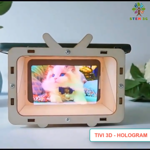 Mô hình Máy xem phim 3D Hologram Tivi 3D đồ chơi công nghệ STEM / STEAM khoa học sáng tạo thủ công cho bé. stem3g